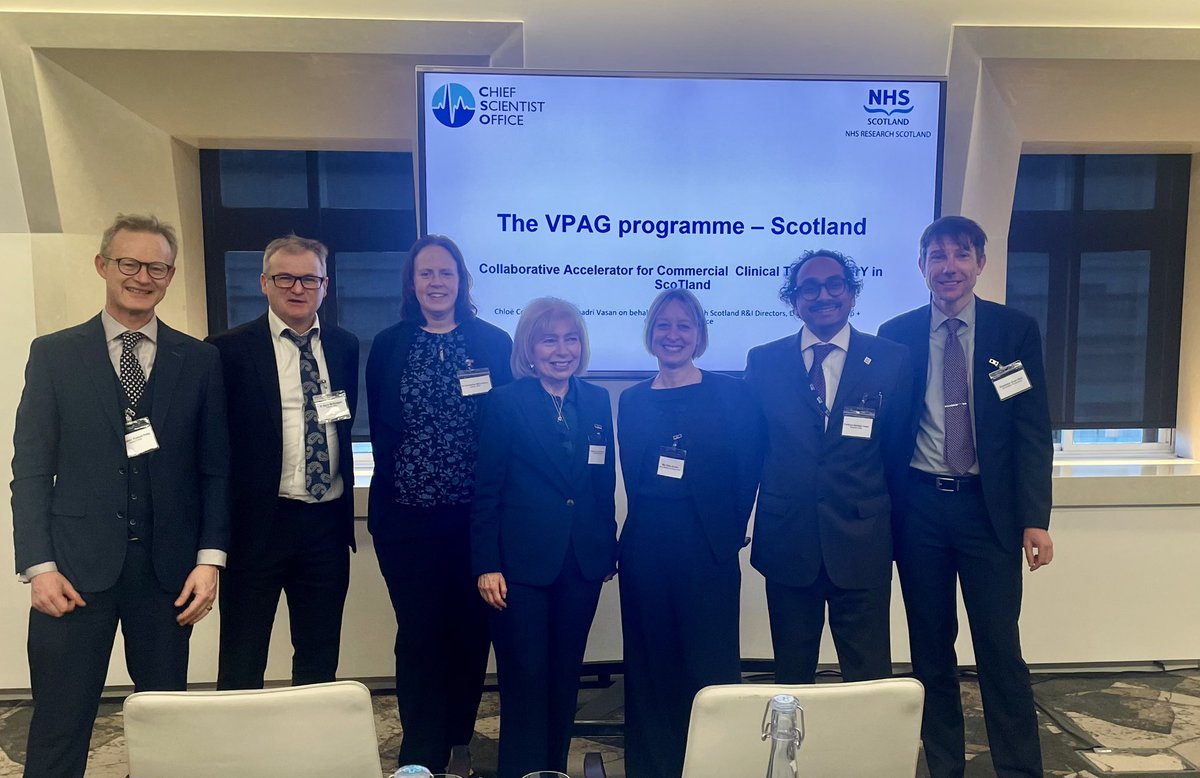 Prof Russell Petty (@russellpetty19) on Twitter photo Good Scottish represenation at UK CRDC & <a href="/ABPI_UK/">ABPI</a> introductory event today. Great open discussions! Look forward to delivering high impact Clinical trials together! Scotland is ready and open for business!
<a href="/NHSResearchScot/">NHS Research Scotland</a> <a href="/UofGRegiusAnna/">Anna Dominiczak</a> <a href="/NHSTayside/">NHS Tayside</a> <a href="/UoDMedicine/">UoD Medicine</a> <a href="/dundeeuni/">University of Dundee</a> Good Scottish represenation at UK CRDC & <a href="/ABPI_UK/">ABPI</a> introductory event today. Great open discussions! Look forward to delivering high impact Clinical trials together! Scotland is ready and open for business!
<a href="/NHSResearchScot/">NHS Research Scotland</a> <a href="/UofGRegiusAnna/">Anna Dominiczak</a> <a href="/NHSTayside/">NHS Tayside</a> <a href="/UoDMedicine/">UoD Medicine</a> <a href="/dundeeuni/">University of Dundee</a>