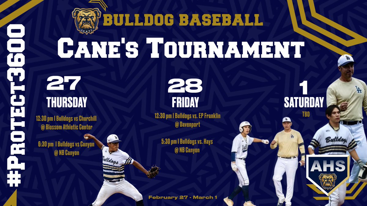 After going 3-0 in Border Olympics. Alexander heads to the <a href="/sahsclassic/">SA Baseball Classic</a> in San Antonio this weekend. Schedule for Thursday and Fridays games are up. Go Dawgs. 

#EarnIt