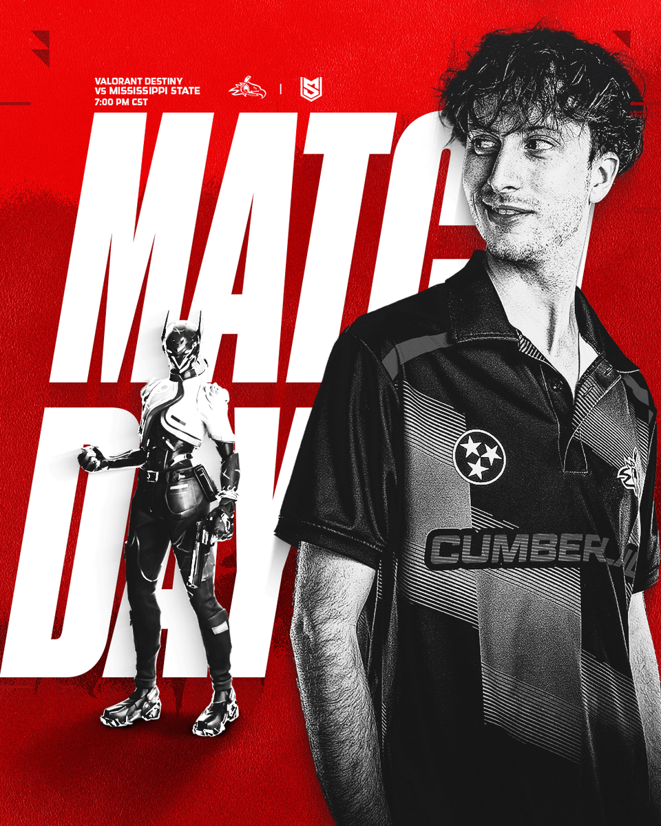 Cumberland University Esports (@cuesports21) on Twitter photo It's time to have some more fun in the Southeast🤠
Tonight we play against <a href="/Esports_MSU/">MSU Esports</a> in the SEL at 7:00 PM CST
Watch live tonight with the link in the replies🔽 It's time to have some more fun in the Southeast🤠
Tonight we play against <a href="/Esports_MSU/">MSU Esports</a> in the SEL at 7:00 PM CST
Watch live tonight with the link in the replies🔽