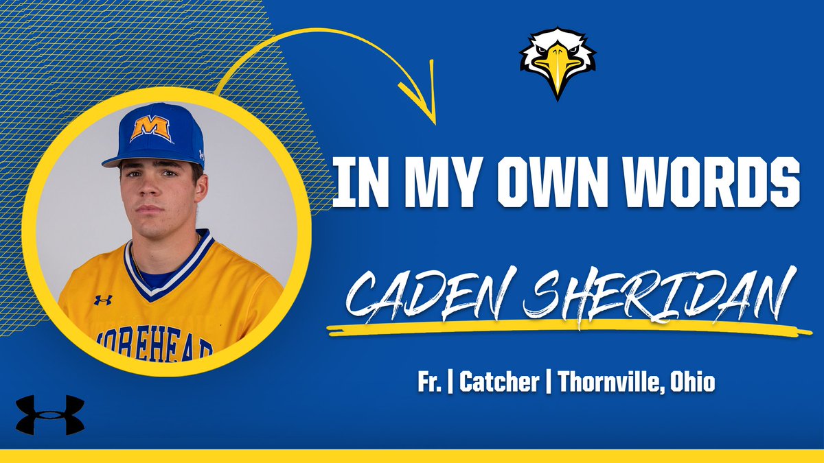 Morehead State Athletics (@msueagles) on Twitter photo In My Own Words With <a href="/MSUEaglesBsball/">Morehead State Baseball</a>'s Caden Sheridan
Learn about why he chose Morehead State and what is an "energy ball".
Story: tinyurl.com/22v97pnm In My Own Words With <a href="/MSUEaglesBsball/">Morehead State Baseball</a>'s Caden Sheridan
Learn about why he chose Morehead State and what is an "energy ball".
Story: tinyurl.com/22v97pnm