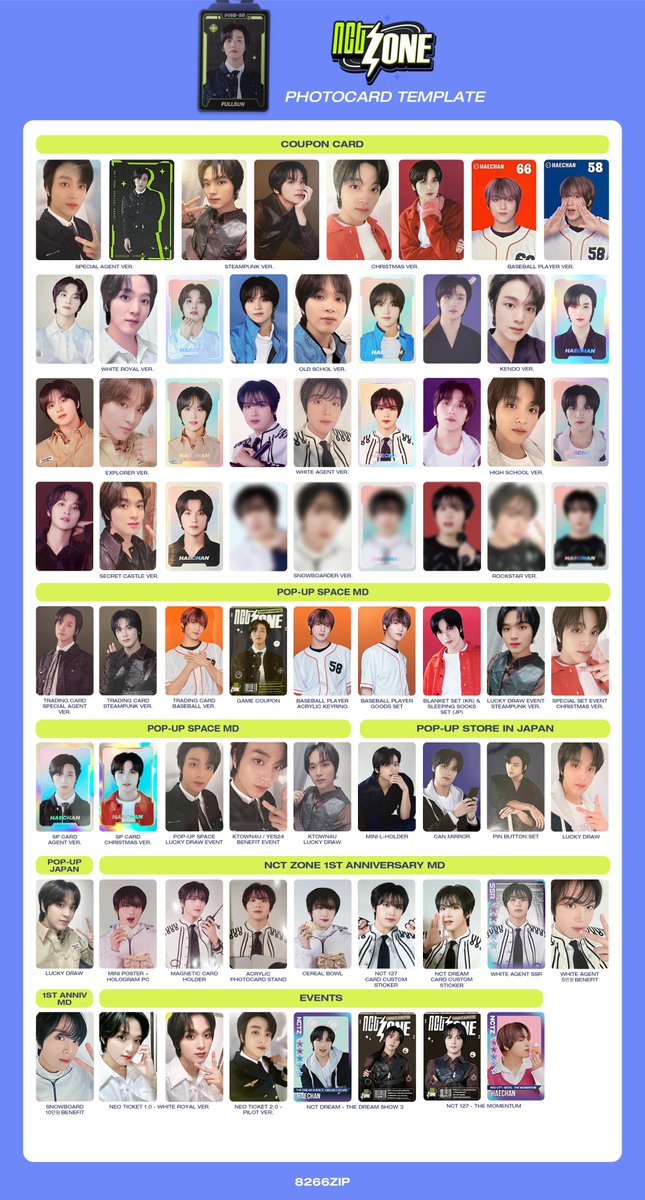nct zone mark haechan photocard template update(s): snowboarder
