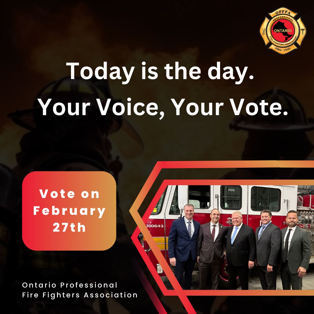 opffa's tweet image. Today is Election Day in Ontario – your voice matters. Make sure to get out and vote. #ontarioelection #onpoli #dougford #vote