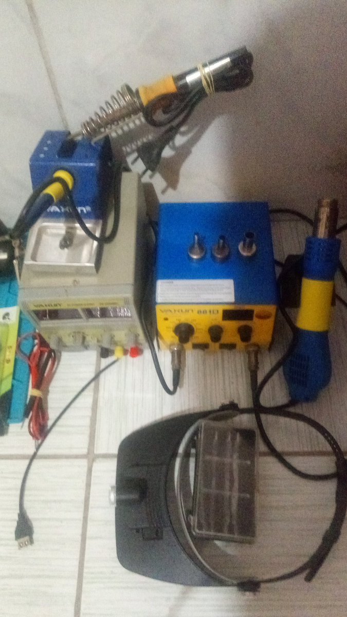 RoboticcellD's tweet image. Meu equipamento inicial!!!