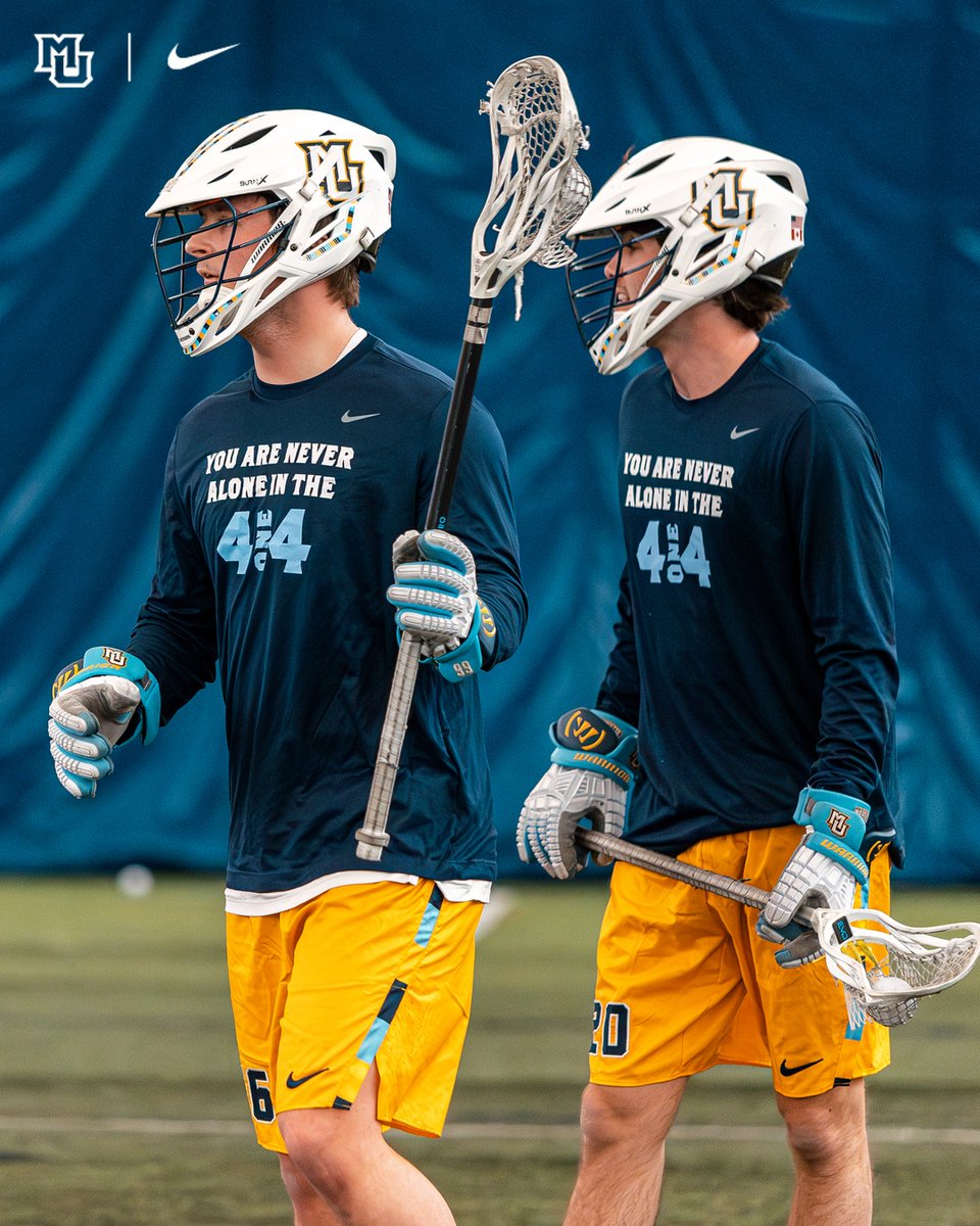 𝗬𝗼𝘂 𝗔𝗿𝗲 𝗡𝗲𝘃𝗲𝗿 𝗔𝗹𝗼𝗻𝗲 𝗶𝗻 𝘁𝗵𝗲 𝟰𝗢𝗡𝗘𝟰

New warmups debut <a href="/muathletics/">Marquette Athletics</a> student-athlete driven commitment promoting the comprehensive wellness of our student-athletes.

#WeAreMarquette | <a href="/MarquetteU/">Marquette University</a>