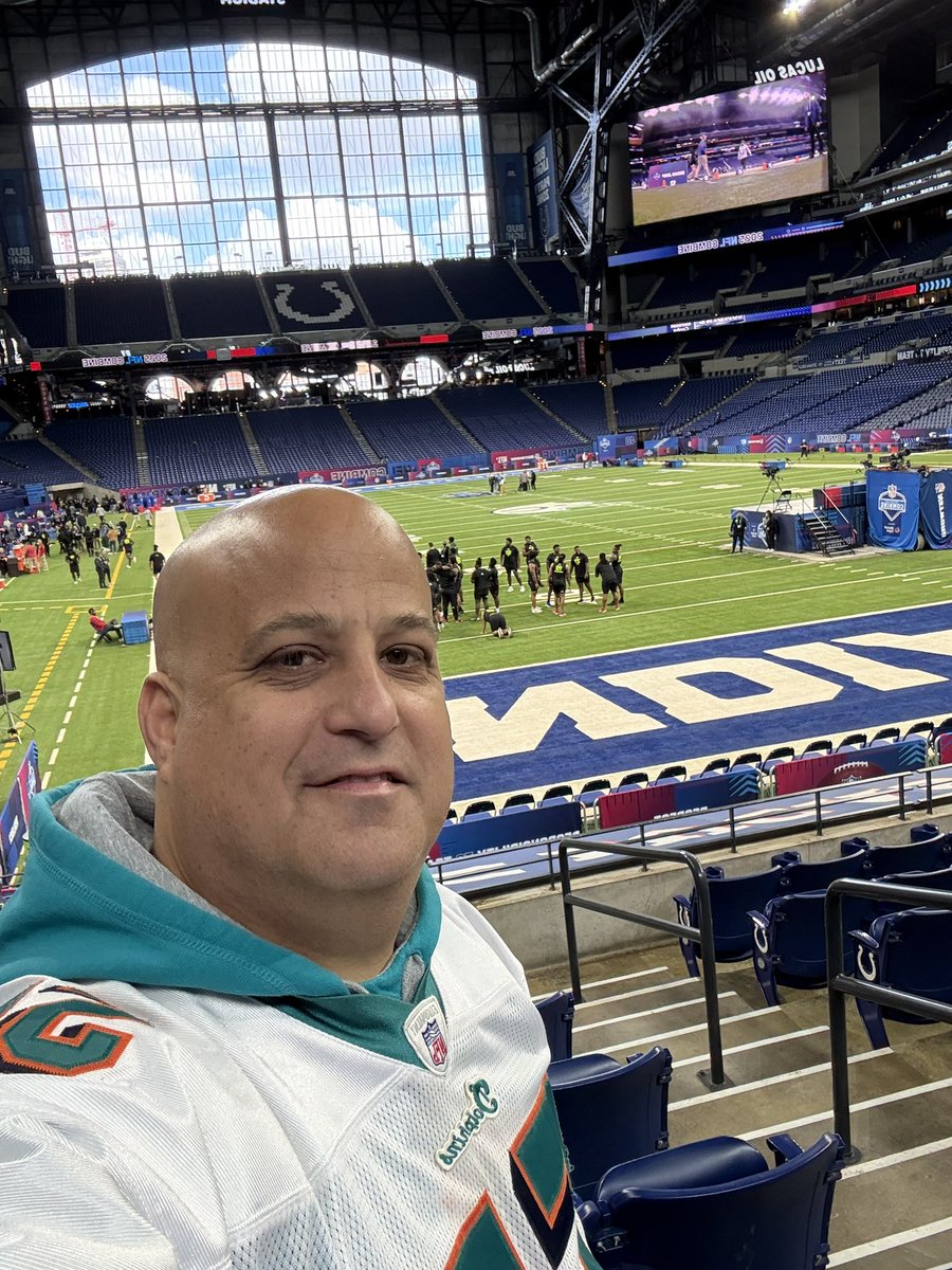 Dolfin55's tweet photo. Day 1 of NFL Combine
#NextIsHere
#GoFins https://t.co/mbmwSfjfiN