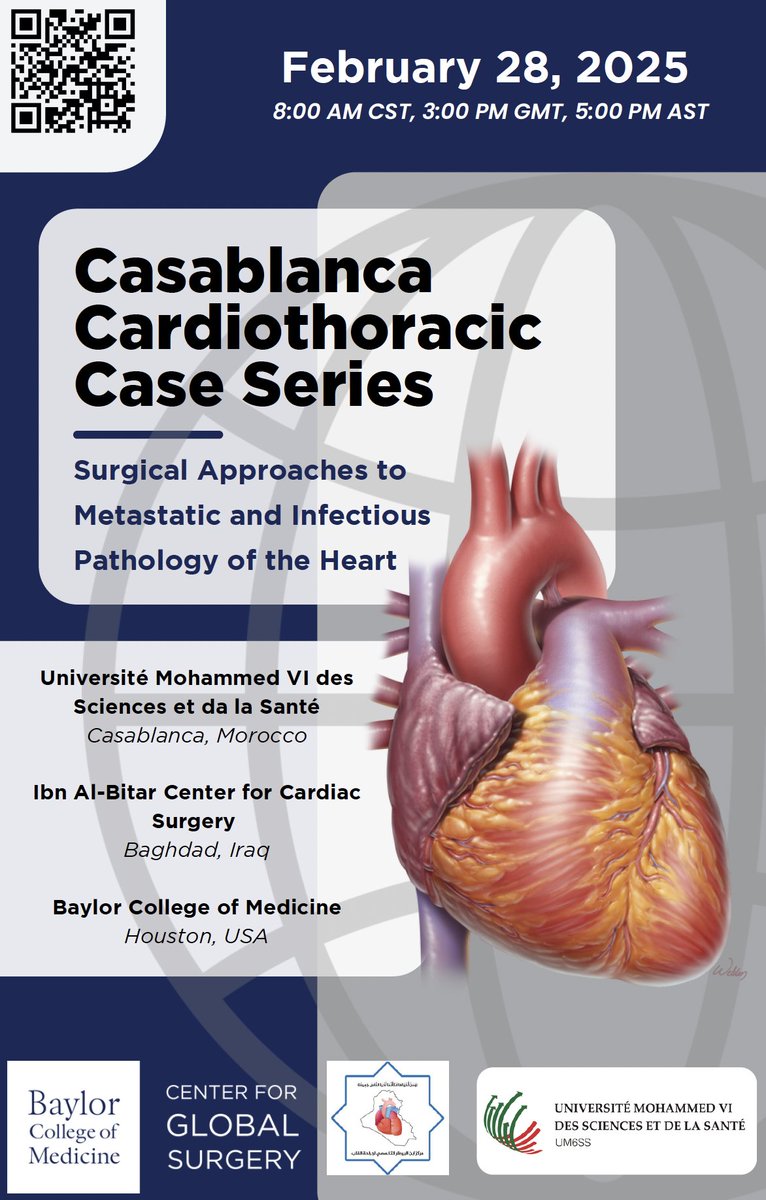 Lauren (@laurenbarronmd) on Twitter photo Wanna š experts in 3 countries w/ 3 very different medical systems approach something weird inš« surgery? 2/28 @ 0800 <a href="/BCM_CTSurgery/">BCM Cardiothoracic Surgery Residency</a> <a href="/BCM_Surgery/">BCM_Surgery</a> join live (video posted after)
topics: hydatid cysts in theš«, TB pericardial constriction, renal cell when it crawls š the IVC Wanna š experts in 3 countries w/ 3 very different medical systems approach something weird inš« surgery? 2/28 @ 0800 <a href="/BCM_CTSurgery/">BCM Cardiothoracic Surgery Residency</a> <a href="/BCM_Surgery/">BCM_Surgery</a> join live (video posted after)
topics: hydatid cysts in theš«, TB pericardial constriction, renal cell when it crawls š the IVC
