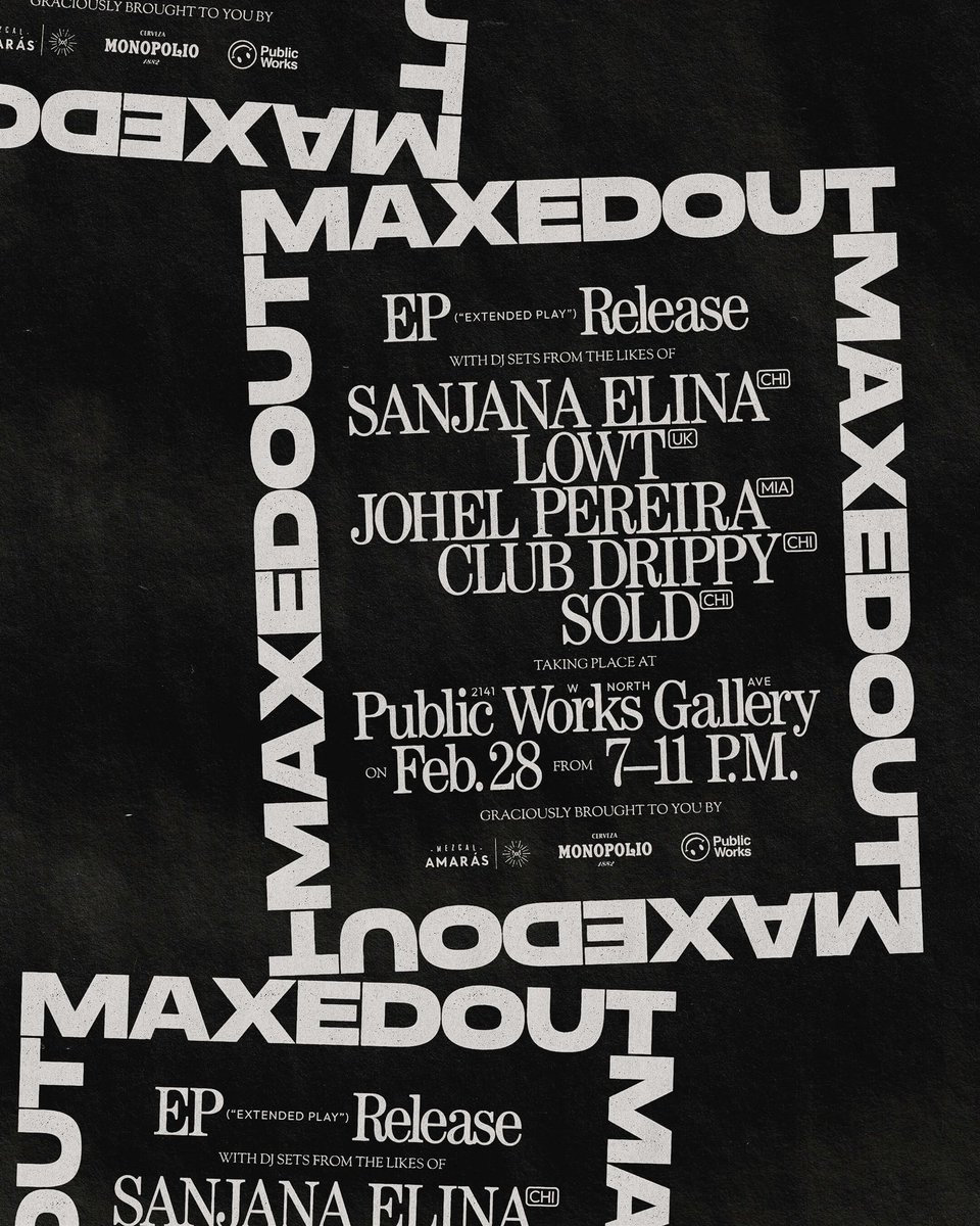 This is happening tomorrow btw!
If you’re in Chicago, please join us :)
So grateful for everyone who’s involved in bringing this event to life especially <a href="/silktanktop/">sanj</a> 
Flyer by <a href="/jasonsbmoc/">⌍jason⌎</a>