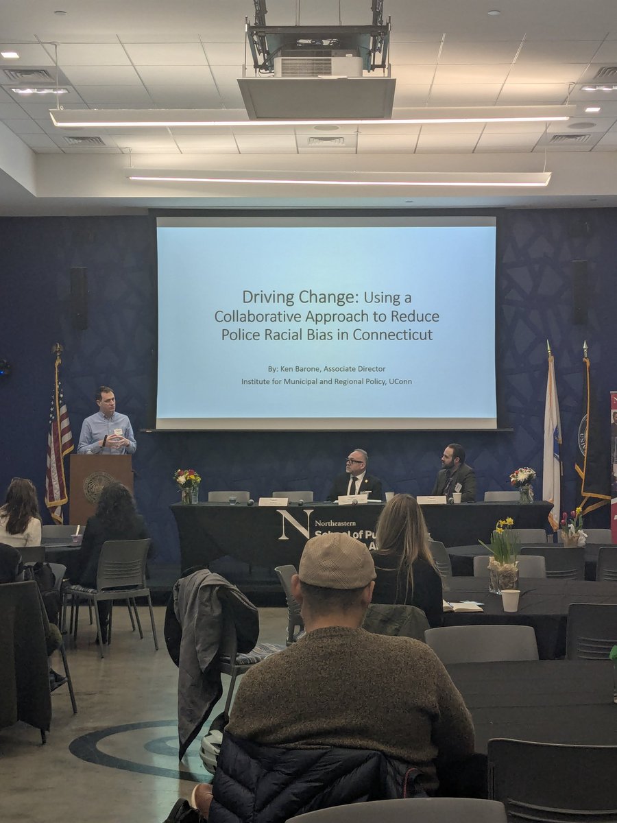 CatRMeneses's tweet photo. The first panel of the Community to Community annual meeting introduced the great work done by the Connecticut Model to address racial disparities in traffic stops. 
@C2CImpact_NU @NU_SCCJ https://t.co/YAhQNpMwHq