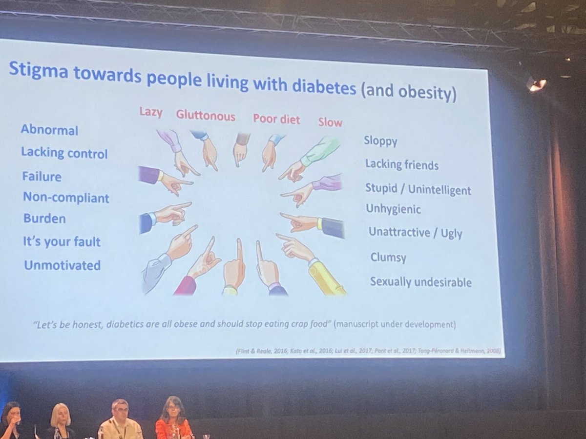 Today at #DUKPC25 was just brilliant.
Moment of the day had to be attending the session around #stigma.

Simply incredible and insightful with both professional and loved experience perspectives around #diabetes and #obesity stigma. 

<a href="/ctmarshallceo/">ColetteMarshall</a>, <a href="/BroomOwl/">Andy</a>, <a href="/t1d_dan/">Dan</a> 👏👏👏