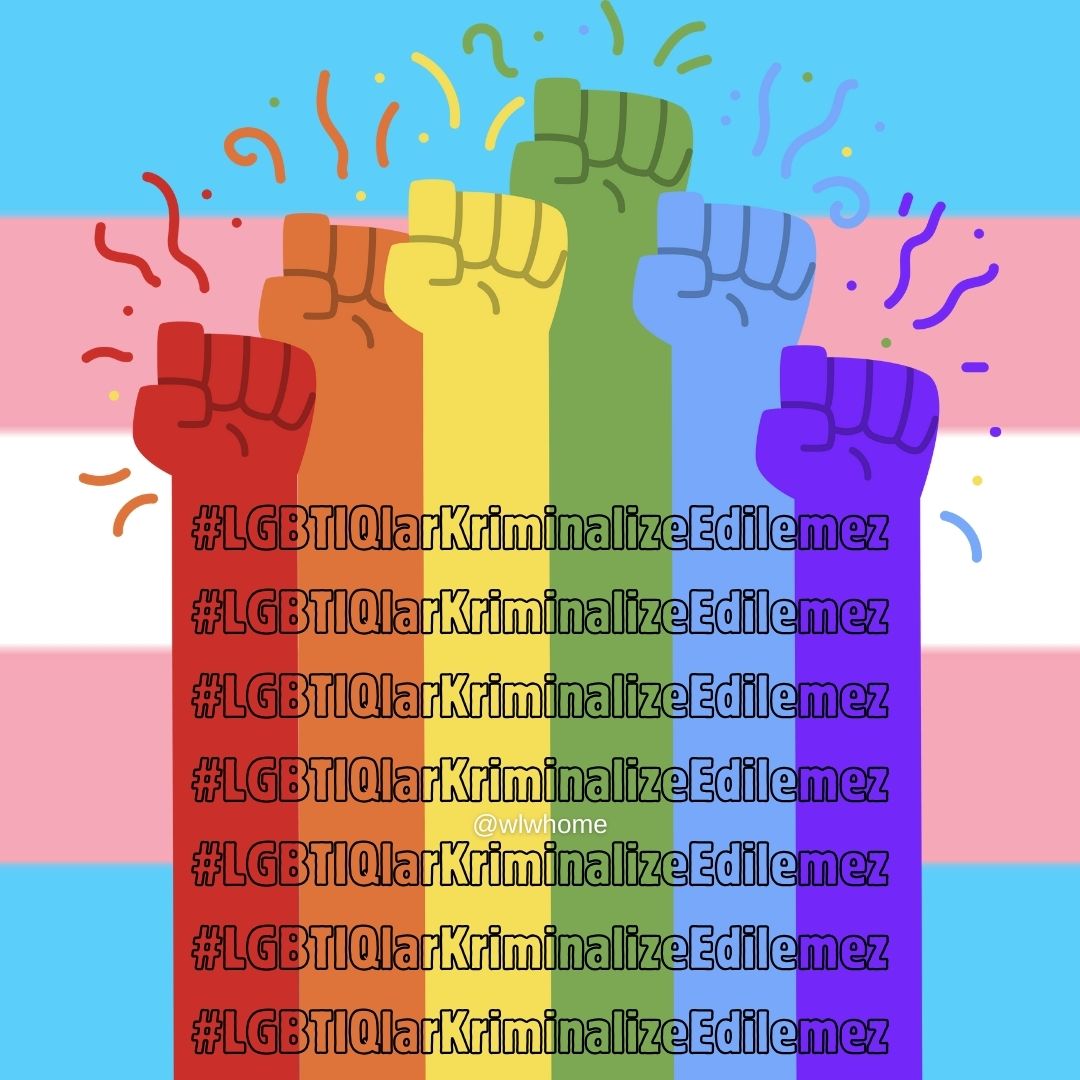 The new draft law in Turkiye explicitly targets LGBTIQ+ people.
According to the draft law, LGBTIQ+ forms of expression in the public sphere will be penalized and legal procedures for gender reassignment will become more difficult. The draft also includes imprisonment.

Doesn't