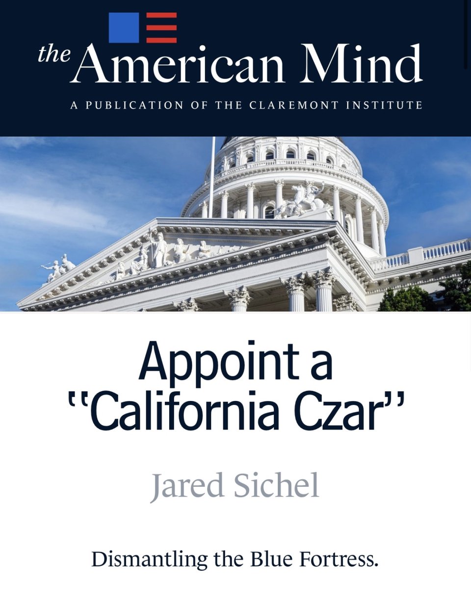 Appoint a federal California Czar with three primary responsibilities:

1. Review all federal funds directed to California. Report on whether the funds are spent well and achieving the intended outcomes. Highlight when harmful regulations get in the way. Expose fraud and