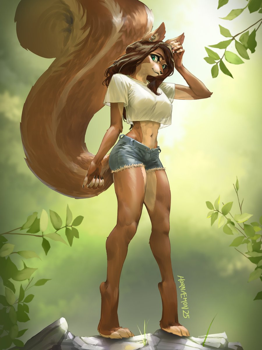 hornaemon's tweet photo. Art by me
for @jinShino071 
#furry #furryart #squirrel https://t.co/OINAsF8DDK