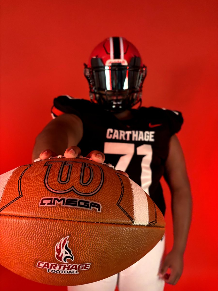 Nehemiah Weathersby (@nehemiahw25) on Twitter photo I am blessed and honored to receive a scholarship offer from Carthage University to continue my athletic and academic career.
#fueltheflame
<a href="/OLine_TEK/">Jeff Duvendeck</a> <a href="/Firebirds_FB/">Carthage College Football</a> <a href="/coach_pacheco/">Coach Wes Pacheco</a> I am blessed and honored to receive a scholarship offer from Carthage University to continue my athletic and academic career.
#fueltheflame
<a href="/OLine_TEK/">Jeff Duvendeck</a> <a href="/Firebirds_FB/">Carthage College Football</a> <a href="/coach_pacheco/">Coach Wes Pacheco</a>