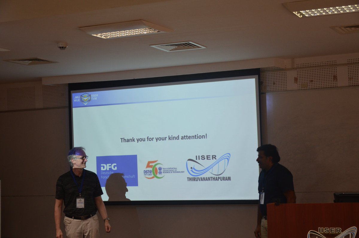 Hariharan Group (@grouphariharan) on Twitter photo A Roadmap for IRTG was delivered by Prof. Dr. Frank WĂĽrthner & Prof. Dr. Mahesh Hariharan <a href="/maheshhrn/">Mahesh Hariharan</a>.
<a href="/wuerthnergroup/">Würthner Group</a> <a href="/Chemie_iisertvm/">School of Chemistry IISER TVM</a> <a href="/IndiaDST/">DSTIndia</a> <a href="/Uni_WUE/">Universität Würzburg #UniWürzburg</a> <a href="/dfg_public/">DFG public | @dfg_public@wisskomm.social</a> A Roadmap for IRTG was delivered by Prof. Dr. Frank Würthner & Prof. Dr. Mahesh Hariharan <a href="/maheshhrn/">Mahesh Hariharan</a>.
<a href="/wuerthnergroup/">Würthner Group</a> <a href="/Chemie_iisertvm/">School of Chemistry IISER TVM</a> <a href="/IndiaDST/">DSTIndia</a> <a href="/Uni_WUE/">Universität Würzburg #UniWürzburg</a> <a href="/dfg_public/">DFG public | @dfg_public@wisskomm.social</a>