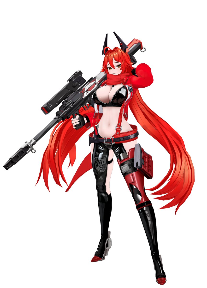 hyabu0526's tweet photo. NIKKE의 Red Hood 제작했습니다.
앞으로 이것저것 올려보겠습니다. 
NIKKEのRed Hood 制作しました。
これから色々投稿していこうと思ってます。
https://t.co/rG9rBXfPWY
 #3DCG #NIKKE  
🫠 https://t.co/mHz3DQqTJW