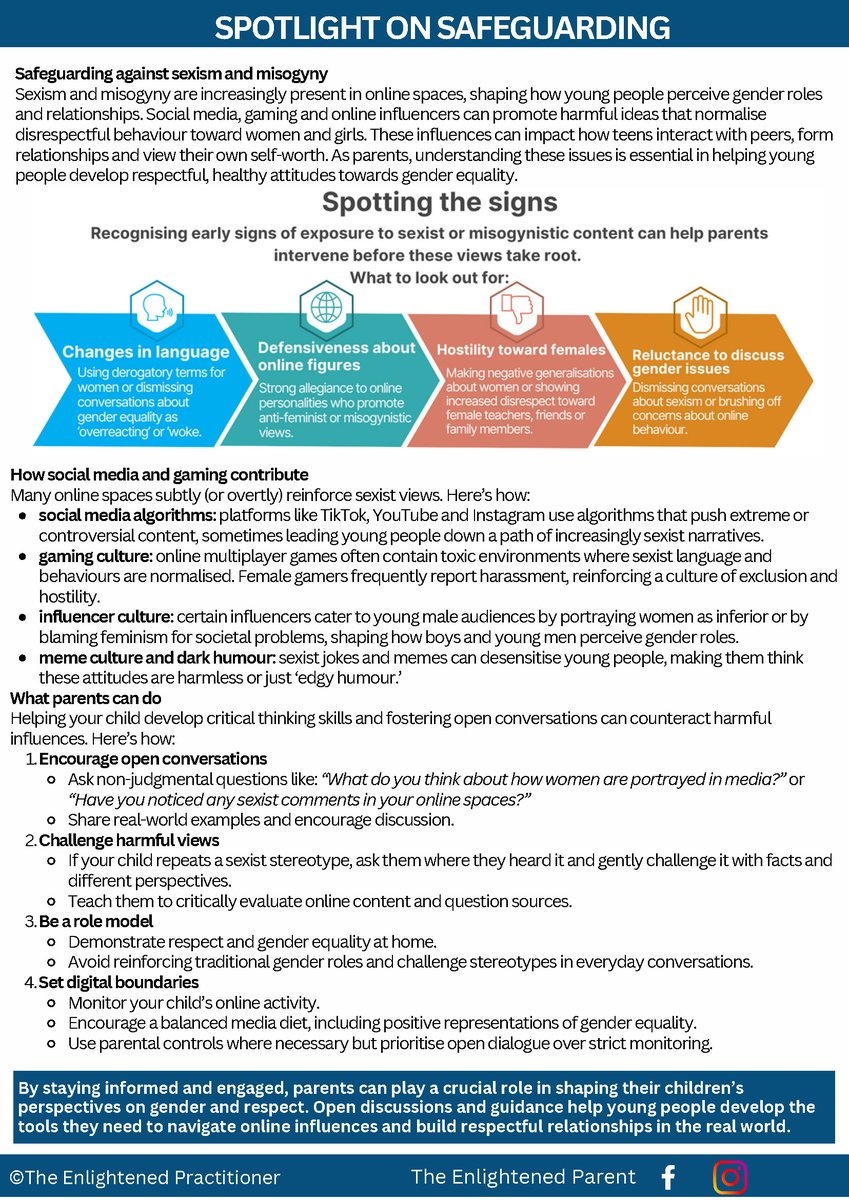 🚨 SPOTLIGHT ON SAFEGUARDING – Secondary Edition 🚨

This month, we’re tackling knife crime, sexism, and misogyny—important issues affecting young people today.

📎 Read more in the full newsletter: liskeard.net/attachments/do…

#RespectForAll #safercommunities #safeguarding