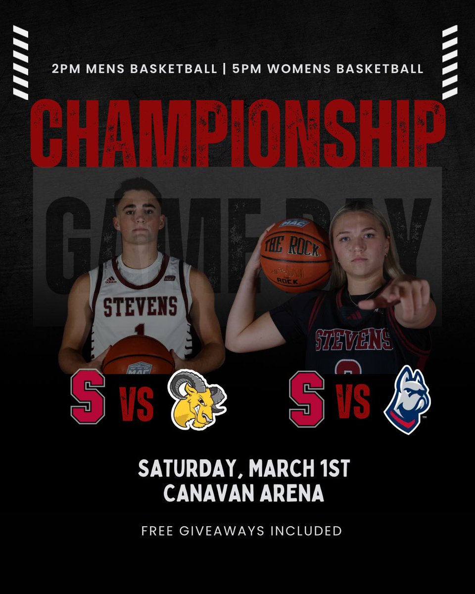 Stevens Ducks (@stevensducks) on Twitter photo 🗣️ Championship Saturday!
We need the Stevens Faithful to come out, Fill The Can(avan), and support our Ducks in the <a href="/gomacsports/">MAC</a> Championship Games!
#AllRise | <a href="/followstevens/">Stevens Institute of Technology</a> | <a href="/stevensstudents/">StevensStudents</a> 🗣️ Championship Saturday!
We need the Stevens Faithful to come out, Fill The Can(avan), and support our Ducks in the <a href="/gomacsports/">MAC</a> Championship Games!
#AllRise | <a href="/followstevens/">Stevens Institute of Technology</a> | <a href="/stevensstudents/">StevensStudents</a>
