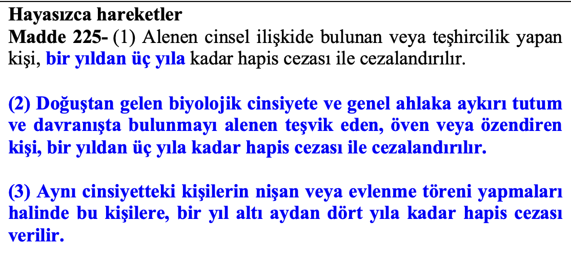 venmotionless's tweet photo. new law drafts came out today in Turkiye.

— any type of behavior against biological gender
— informal engagement/marriage ceremiones of queer couples
— using hormones for transitions

will be accepted as CRIMES. please help us raise our voices.

#LGBTIQlarKriminalizeEdilemez https://t.co/E4ttfP6sCc