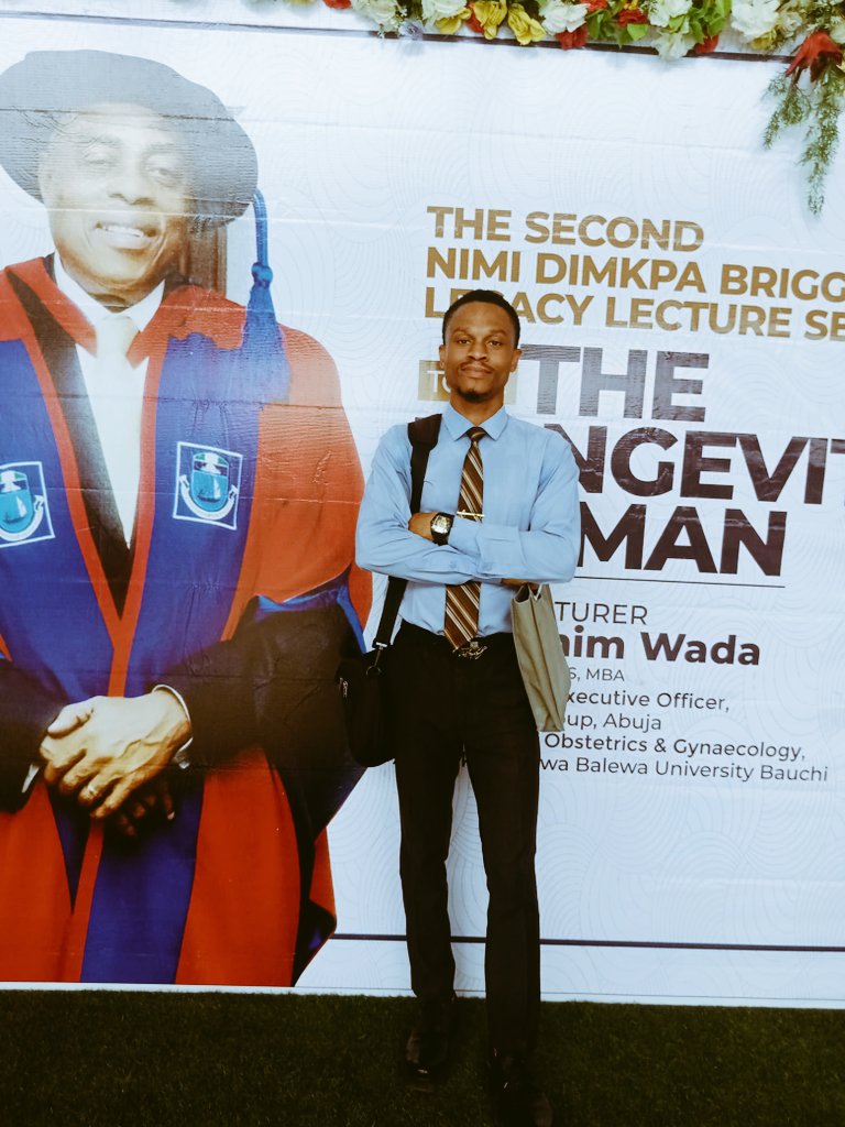 Honoured to attend the 2nd Nimi Dimkpa Briggs Legacy Lecture Series at Uniport, featuring an insightful lecture on "The Longevity of Man."

Grateful for the knowledge shared and the experience with my friend Praise Owhor. #Legacy #AcademicExcellence #Uniport