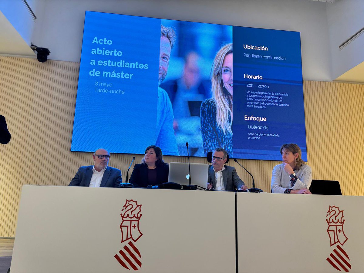 GVA Hisenda (@gvahisenda) on Twitter photo Presentada la XXVII Noche de las Telecomunicaciones Valencianas (<a href="/nocheteleco_vlc/">nochetelecovlc</a>). Se celebrará el 22 de mayo bajo el lema “Talento que conecta, inteligencia que transforma”. <a href="/rut_merino/">Ruth Merino</a> ha querido conocer la nueva edición Presentada la XXVII Noche de las Telecomunicaciones Valencianas (<a href="/nocheteleco_vlc/">nochetelecovlc</a>). Se celebrará el 22 de mayo bajo el lema “Talento que conecta, inteligencia que transforma”. <a href="/rut_merino/">Ruth Merino</a> ha querido conocer la nueva edición