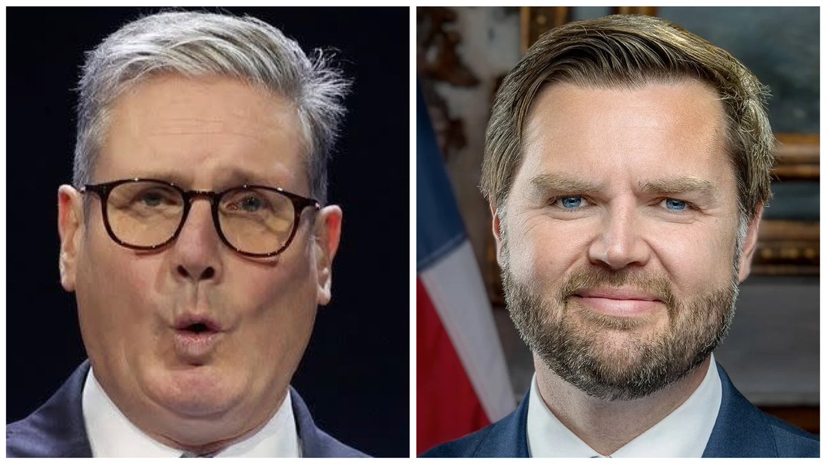 JD Vance just confronted Keir Starmer in the Oval Office over the UK’s attack on free speech.

Starmer, as usual, dodged with a hollow line about Britain’s “free speech” tradition—one he’s actively dismantling. 

Thank you, Mr Vice President, for standing up for us Brits.