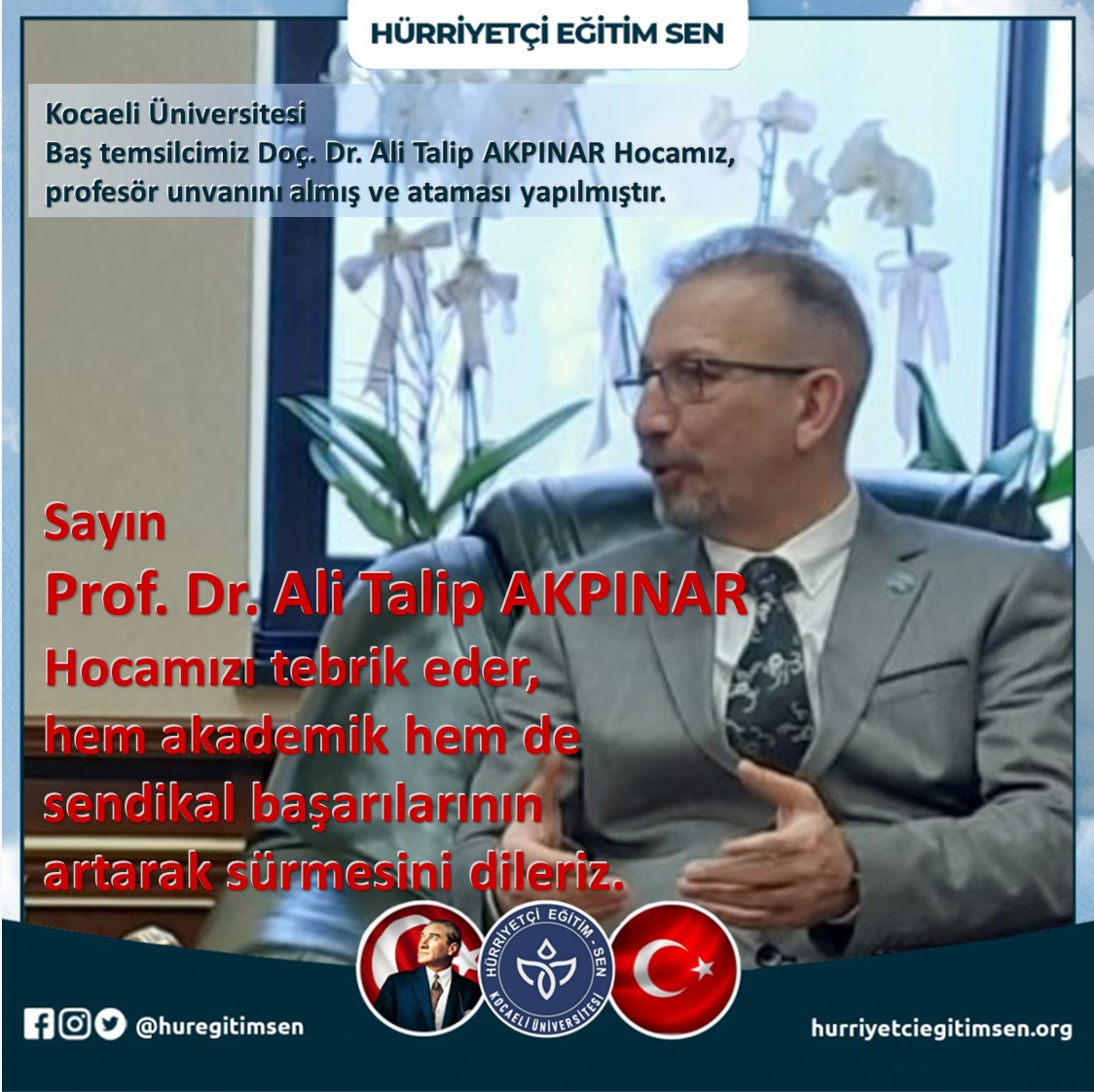 Fikrî hür, vicdanı hür, irfanı hür...