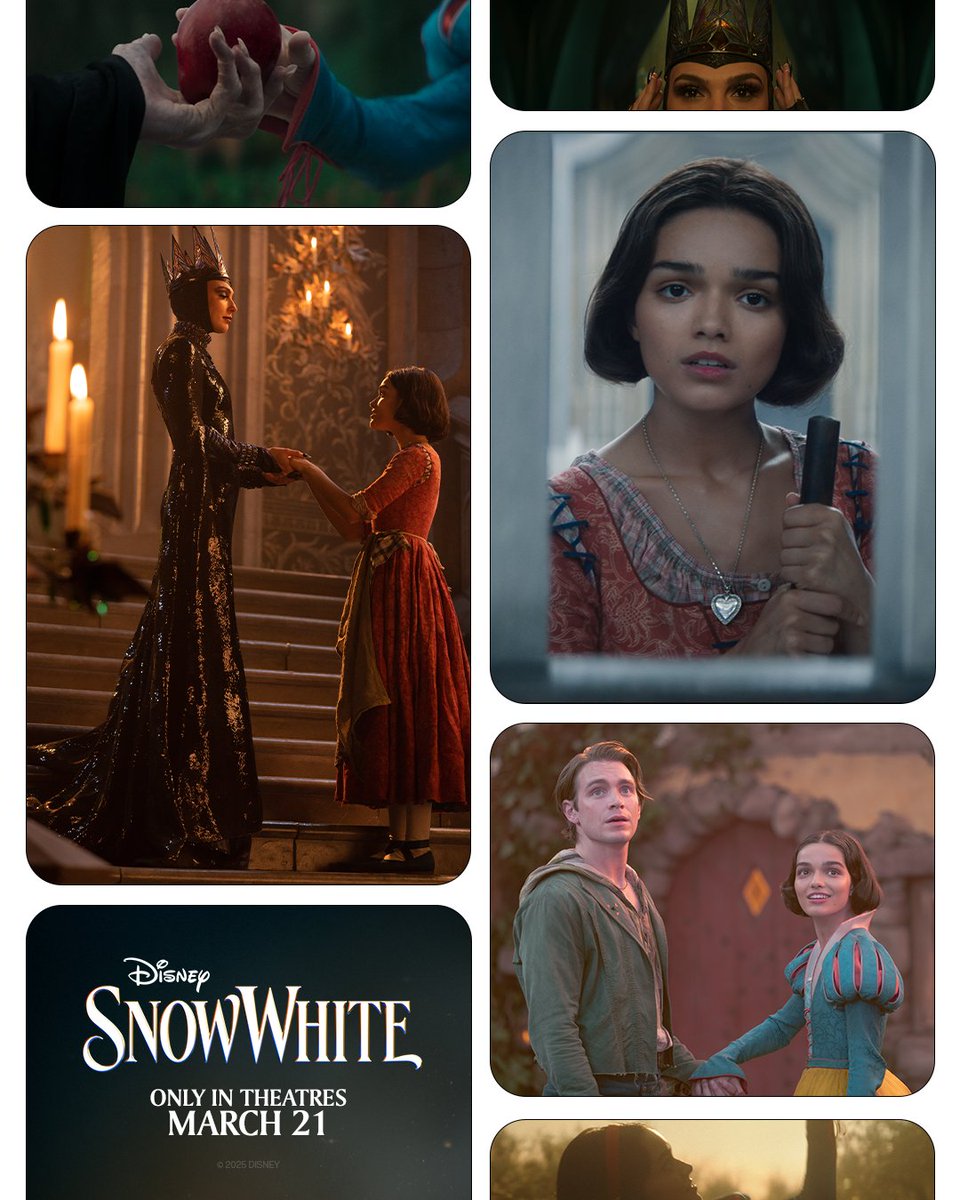 How our Pinterest board is currently looking ✨
Mark your calendars for Disney’s #SnowWhite, coming to theatres March 21.