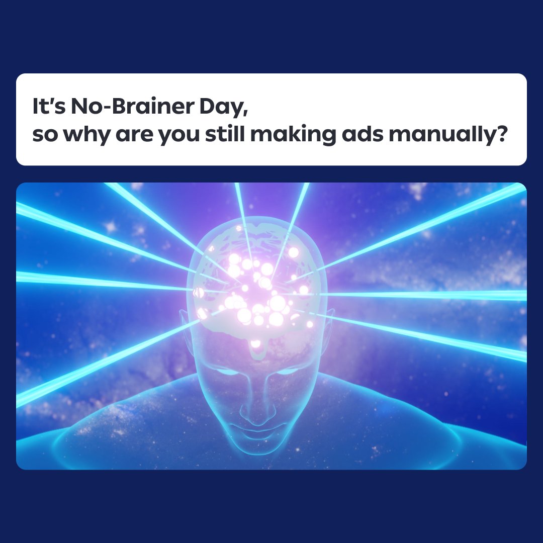 It’s No-Brainer Day, so I’m letting AI handle my ads while I focus on the real work—choosing the perfect Slack emoji. 🤖✨
#NoBrainerDay