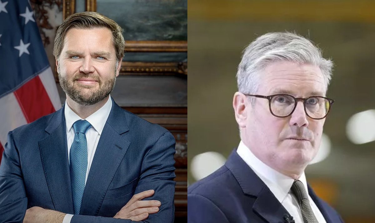 🚨 BREAKING: US Vice President JD Vance turns to Keir Starmer and says there have been "infringements on free speech" in the UK  

Keir Starmer hits back: "We have had free speech for a very long time in the UK. I’m very proud of that"

Does the UK have free speech?