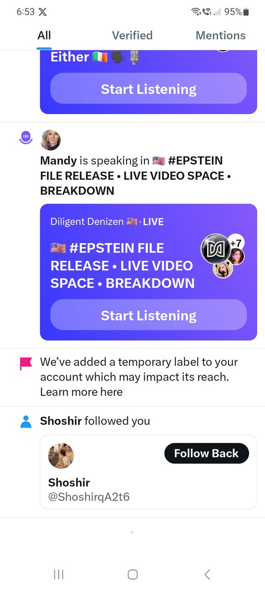 Has anyone else had this label attached to their account. Earlier today I was notified that someone was interfering with my account. 

When I followed the procedures listed it looks like something is trying to hack my account.