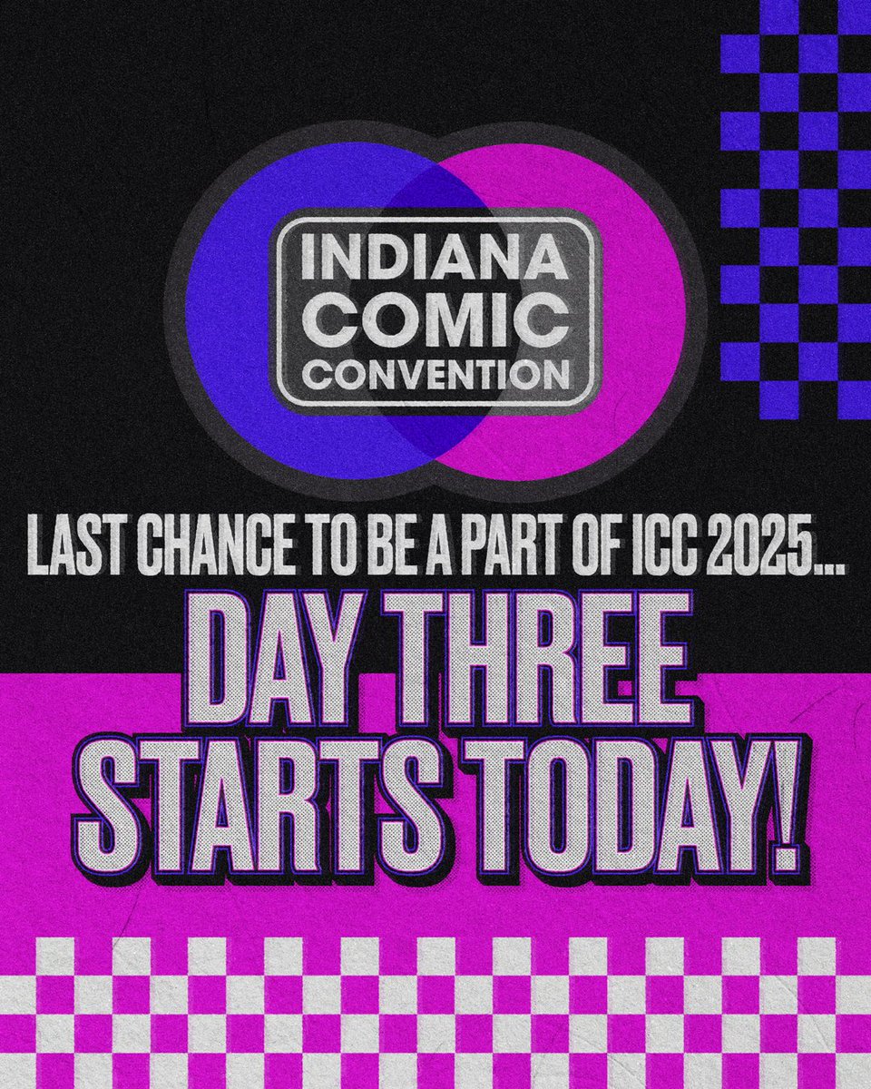 ✨This is the last chance to join in the adventure of Indiana Comic Convention. Today is the final day!  What has been your favorite part so far?