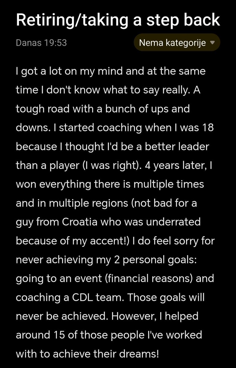 _Pajson's tweet image. Retiring/taking a step back from coaching

Thank you to everyone that has ever worked with me or was just supporting me, it meant more than you can believe. ❤️