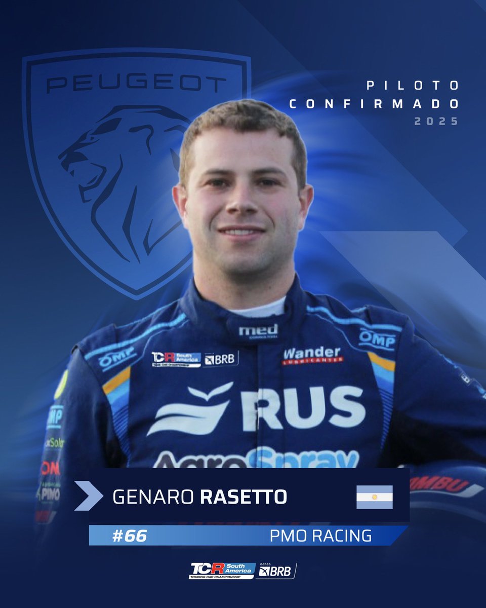 TCR South America (@tcrsouthamerica) on Twitter photo 🚨 ¡CONFIRMADO! 🚨
🇦🇷 <a href="/GenaroRasetto/">Genaro Rasetto</a> se suma al TCR South America Banco BRB para su gran debut al volante del Peugeot 308 GTI TCR del <a href="/PMORacing/">PMO Racing</a> . 🏎️💨
¡Bienvenido Genaro a la #FamiliaTCR! 💪🏻
🚨 CONFIRMADO! 🚨
🇦🇷 <a href="/GenaroRasetto/">Genaro Rasetto</a> se junta ao TCR South America Banco BRB para 🚨 ¡CONFIRMADO! 🚨
🇦🇷 <a href="/GenaroRasetto/">Genaro Rasetto</a> se suma al TCR South America Banco BRB para su gran debut al volante del Peugeot 308 GTI TCR del <a href="/PMORacing/">PMO Racing</a> . 🏎️💨
¡Bienvenido Genaro a la #FamiliaTCR! 💪🏻
🚨 CONFIRMADO! 🚨
🇦🇷 <a href="/GenaroRasetto/">Genaro Rasetto</a> se junta ao TCR South America Banco BRB para