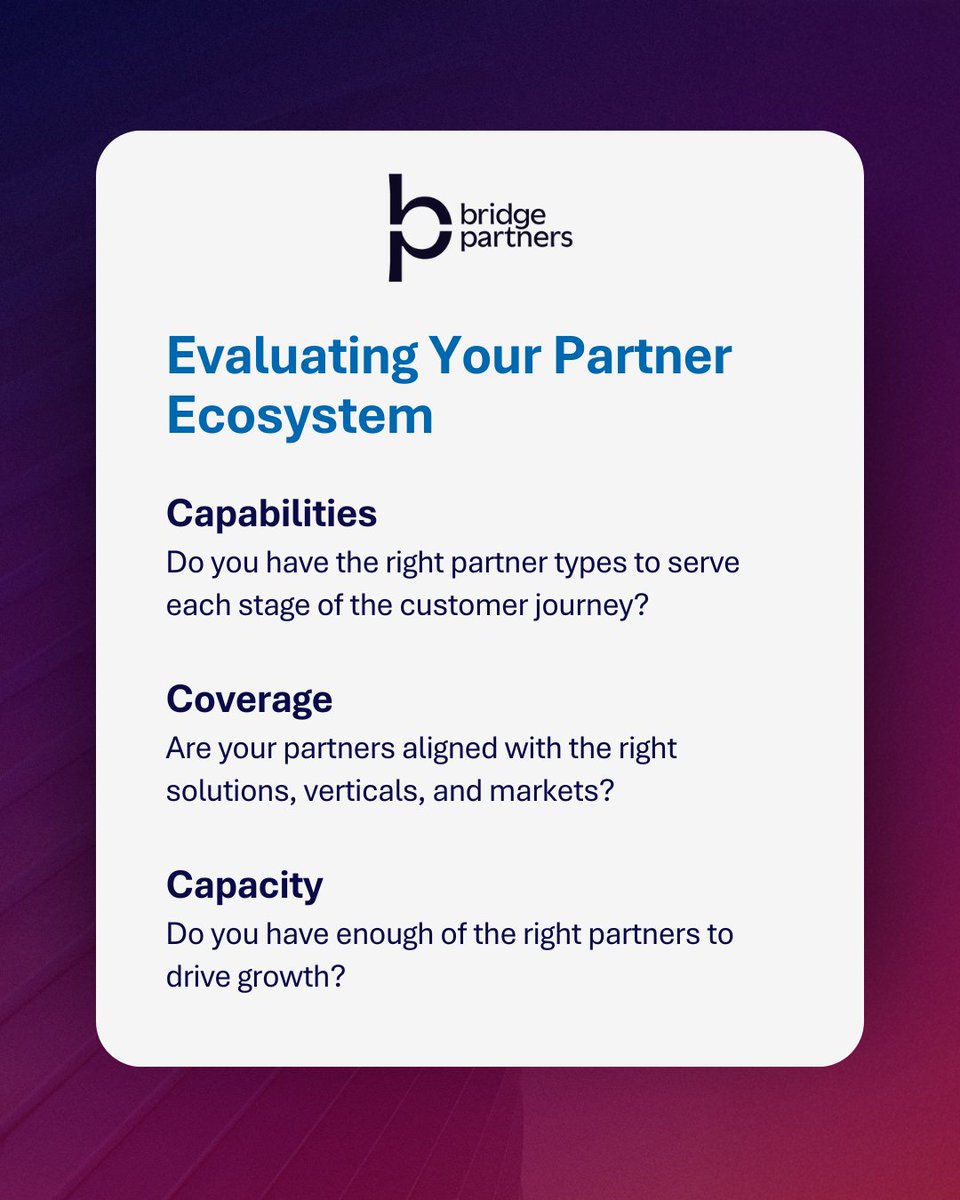 To build a high-impact #partnerecosystem, you need a clear strategy that maps the #customerjourney to the right partners at the right time. Remember, #strategicpartnerships aren’t just about who you know—they’re about who helps you grow.