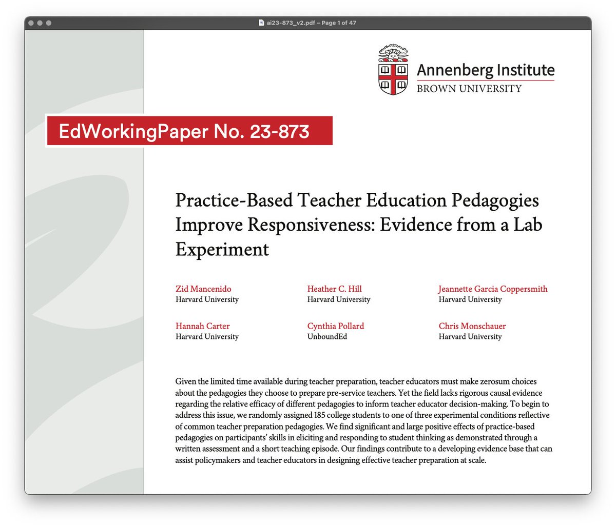 🚨BANGING NEW EXPERIMENTAL STUDY on effective teacher development just dropped.

Quick summary:

↓