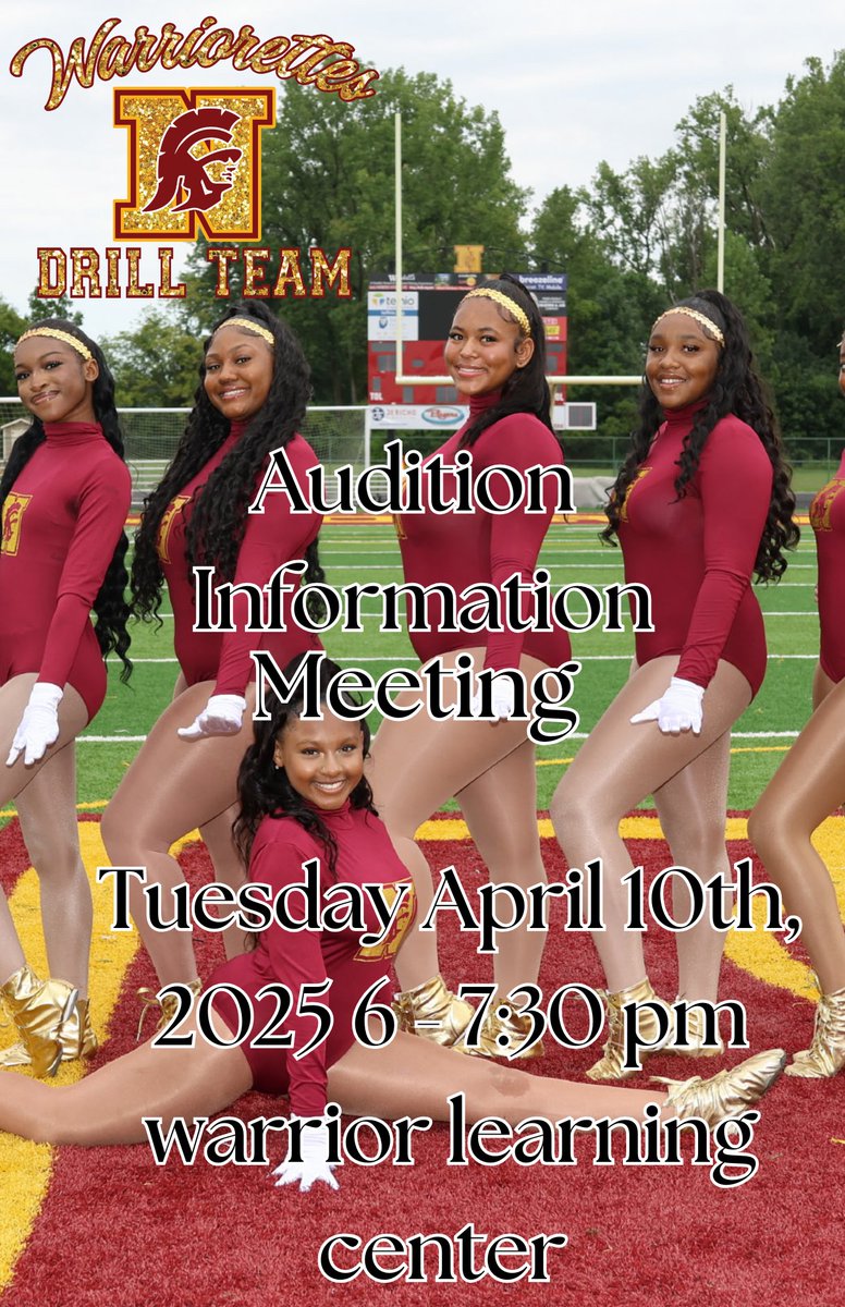 It's almost time to welcome our 2025-2026 Warriorettes!!! Will you be one????