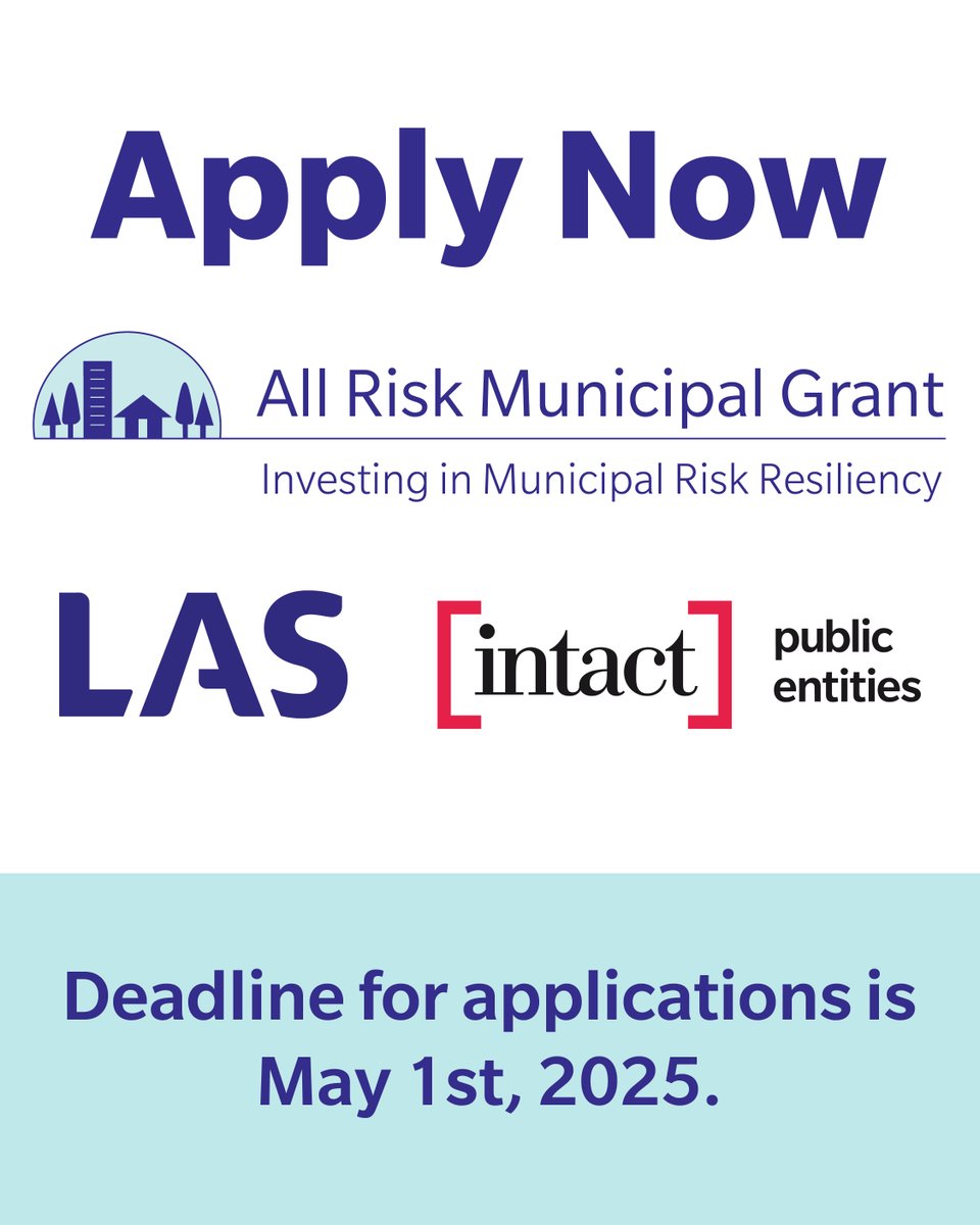 IntactPE's tweet photo. Have you heard about the All Risk Municipal Grant? Together with @LAS_Ontario we’re investing in Ontario municipalities. Here’s how we’re doing it: https://t.co/NyDExGRh9E

Let us help you kick-start your risk management initiative! Applications due May 1. https://t.co/7uGpdR4lxd