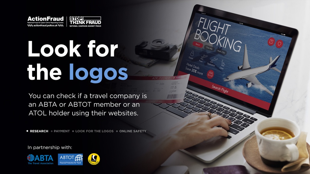 🛫 Suspicious about a holiday deal? 

🔎 Check for <a href="/ABTAtravel/">ABTA</a>, <a href="/ATOLprotected/">ATOL</a>, and <a href="/ABTOT_UK/">ABTOT UK 💙</a> logos on the com-pany’s website.

🌟 For more information, visit orlo.uk/vcxRY 

#StopHolidayFraud