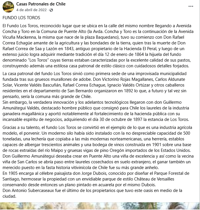 VikingaOs's tweet photo. "Don Antonio Subercaseaux fue el último de los propietarios que tuvo este oasis en medio de la ciudad." https://t.co/PW0w1iGyWj