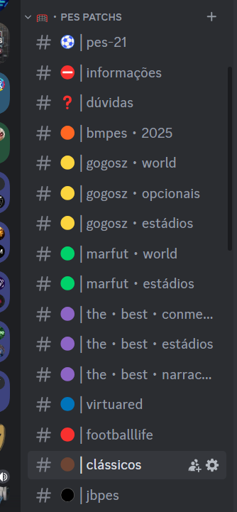PESPatchs's tweet image. 🆓🔥 server tá on com patchs grátis pra você! 🎮⚽
Tem Marfut, The Best, BMPES e muito mais! Bora atualizar seu jogo e detonar no campo! 🚀
🔗 Link no perfil!

#PES #eFootball #PatchPES #BMPES #Marfut #TheBestPatch #FIFA #FutebolGaming

discord.gg/eC2yrhSwAS