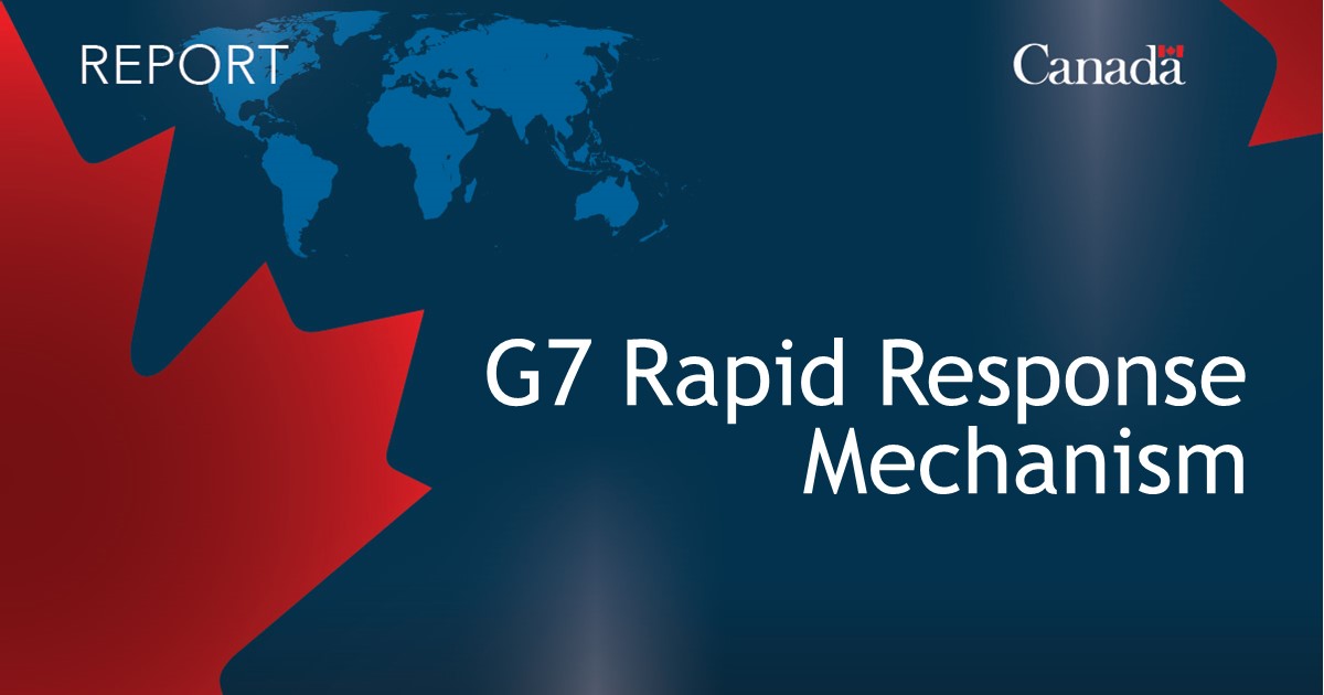Canada continues to play a leadership role in raising public awareness in countering foreign state-sponsored disinformation.