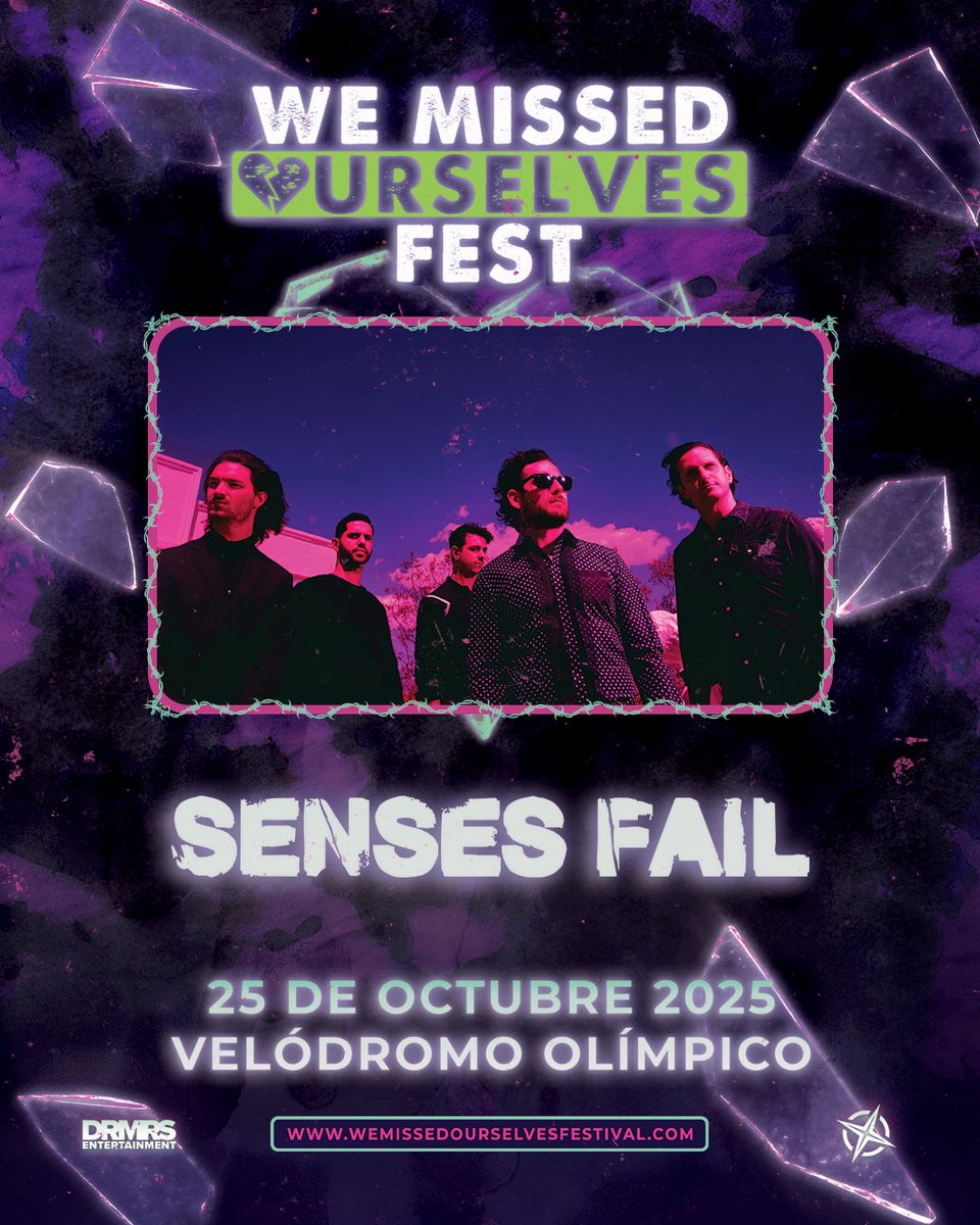 🚨Sleeping with Sirens, Memphis May Fire y Senses Fail se suman al We Missed Ourselves! 

🎫Boletos a la venta en: superboletos.com/landing-evento…