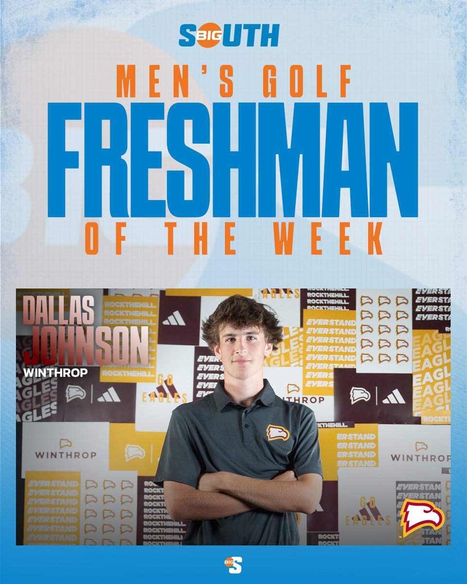 Big South Conference (@bigsouthsports) on Twitter photo He tied for 20th at the Dorado Beach Collegiate with a 2-under par 214 (72-75-67) thanks to final-round 67, a season-best ๐ช
<a href="/WUGolf/">Winthrop Men's Golf</a>'s Dallas Johnson is the #BigSouthGolf Freshman of the Week! He tied for 20th at the Dorado Beach Collegiate with a 2-under par 214 (72-75-67) thanks to final-round 67, a season-best ๐ช
<a href="/WUGolf/">Winthrop Men's Golf</a>'s Dallas Johnson is the #BigSouthGolf Freshman of the Week!