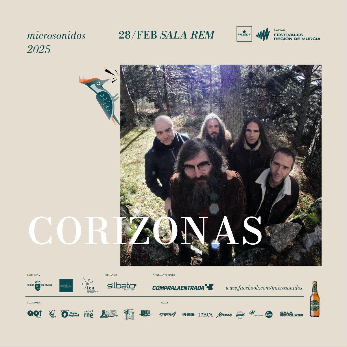 Corizonas es una de las bandas de rock más potentes de los últimos años.

Vienen a tumbar la REM este viernes... yo lo tengo claro...

Últimas entradas aquí: silbato.compralaentrada.com/eventos/13754/…