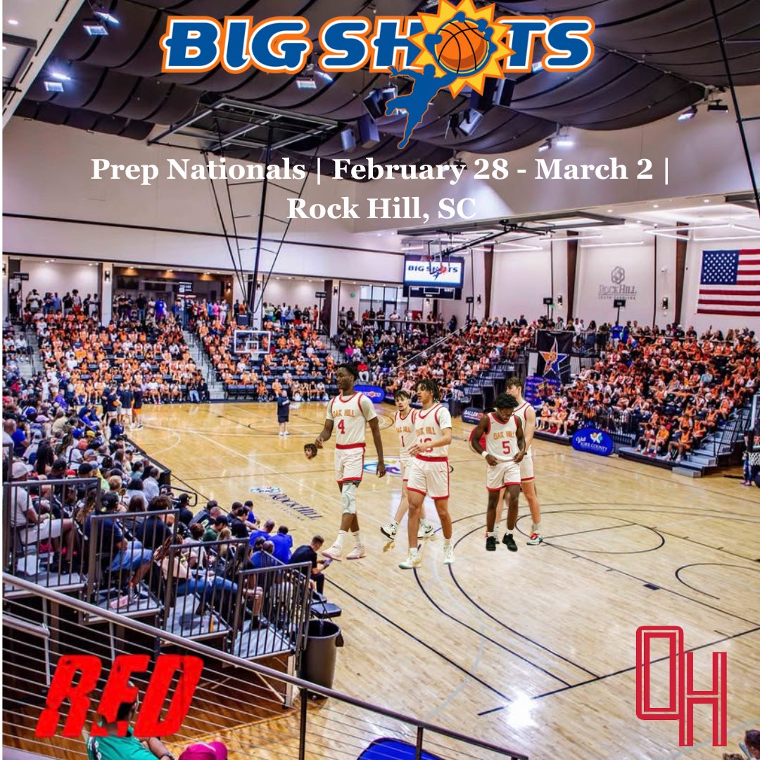 oakhillred (@oakhillred) on Twitter photo Oak Hill Red hits the road to play at the Big Shots Prep Nationals in Rock Hill, SC this weekend!
<a href="/BigShotsGlobal/">BIG SH🏀TS</a> <a href="/oakhillacademy/">OakHillAcademy</a> <a href="/clifconley/">Clif Conley</a> <a href="/coach_steve_eng/">Steven Eng</a> Oak Hill Red hits the road to play at the Big Shots Prep Nationals in Rock Hill, SC this weekend!
<a href="/BigShotsGlobal/">BIG SH🏀TS</a> <a href="/oakhillacademy/">OakHillAcademy</a> <a href="/clifconley/">Clif Conley</a> <a href="/coach_steve_eng/">Steven Eng</a>