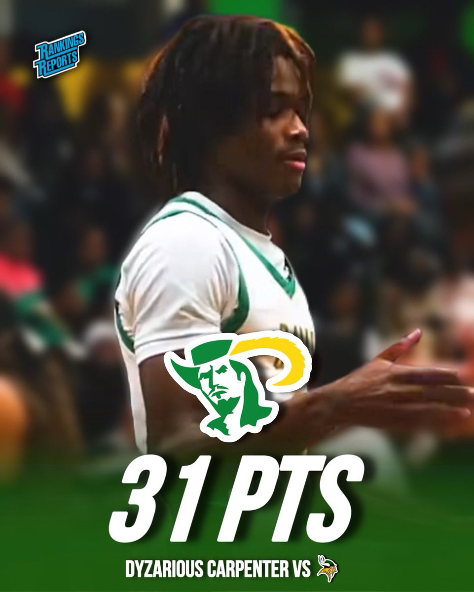 2025 <a href="/_Dyzarious/">Dyzarious Carpenter</a> with 31 Pts in #9 North Rowan’s 87-59 win over #24 North Stokes.