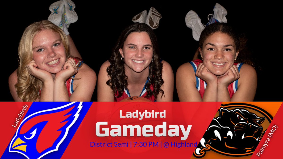 Gameday for the Ladybirds! District Semifinal at Highland against Palmyra. #ssladybirds