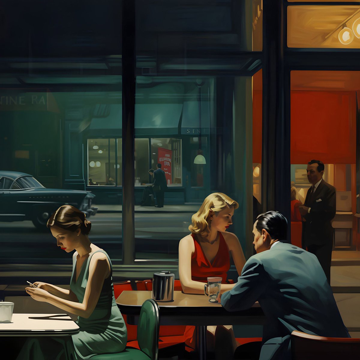 "Between what is said 
and not meant,
and what is meant 
and not said,
most of love is lost," - (Kahlil Gibran)
~
Art by Alexandre Pelletier.