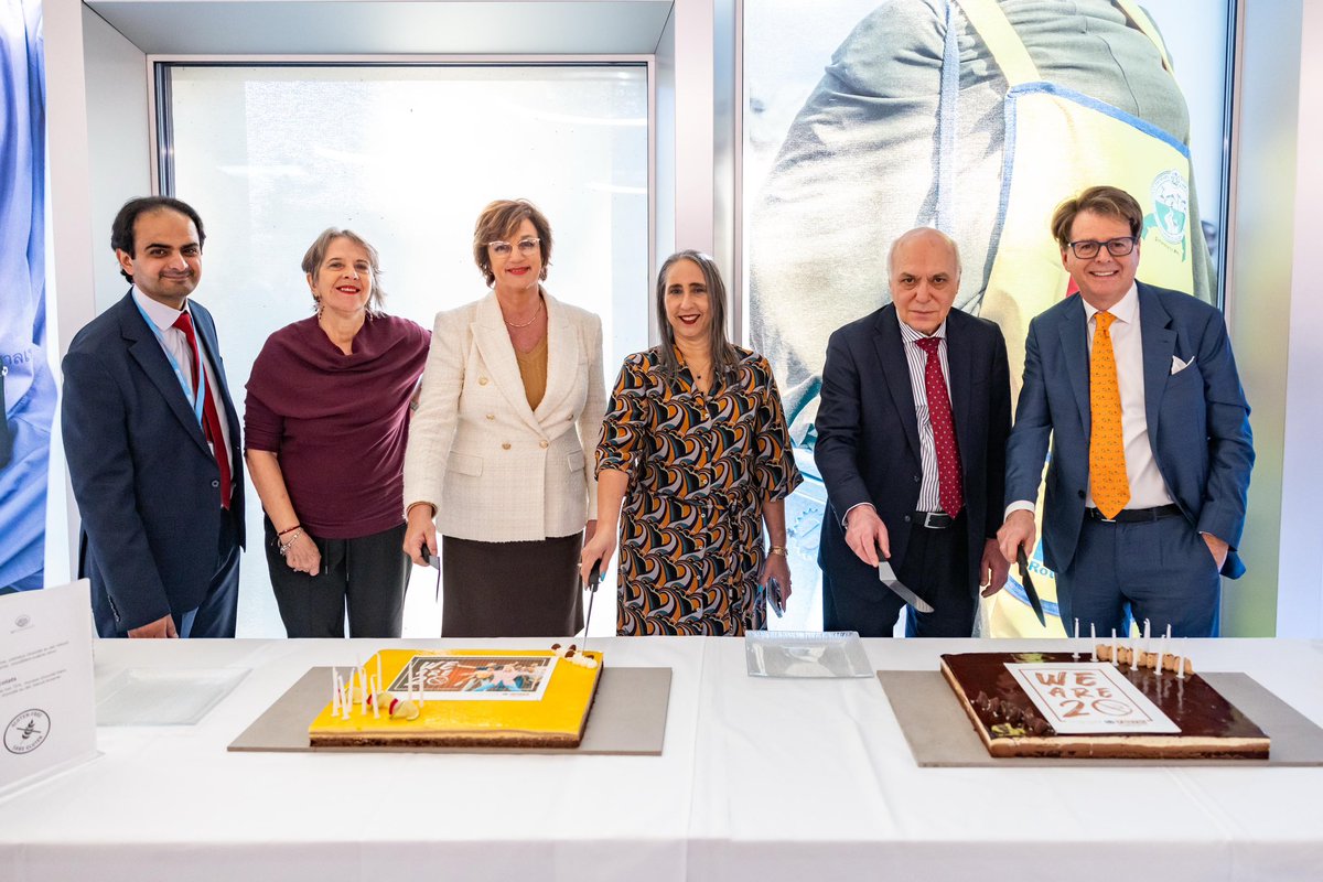 Today we celebrated the impact the treaty has had in protecting countries from  the devastating consequences of the tobacco epidemic with former and current Head of the Secretariat and the COP &amp; MOP presidents.

Happy birthday WHO FCTC 🎉

#WeAre20
#FCTC20Years