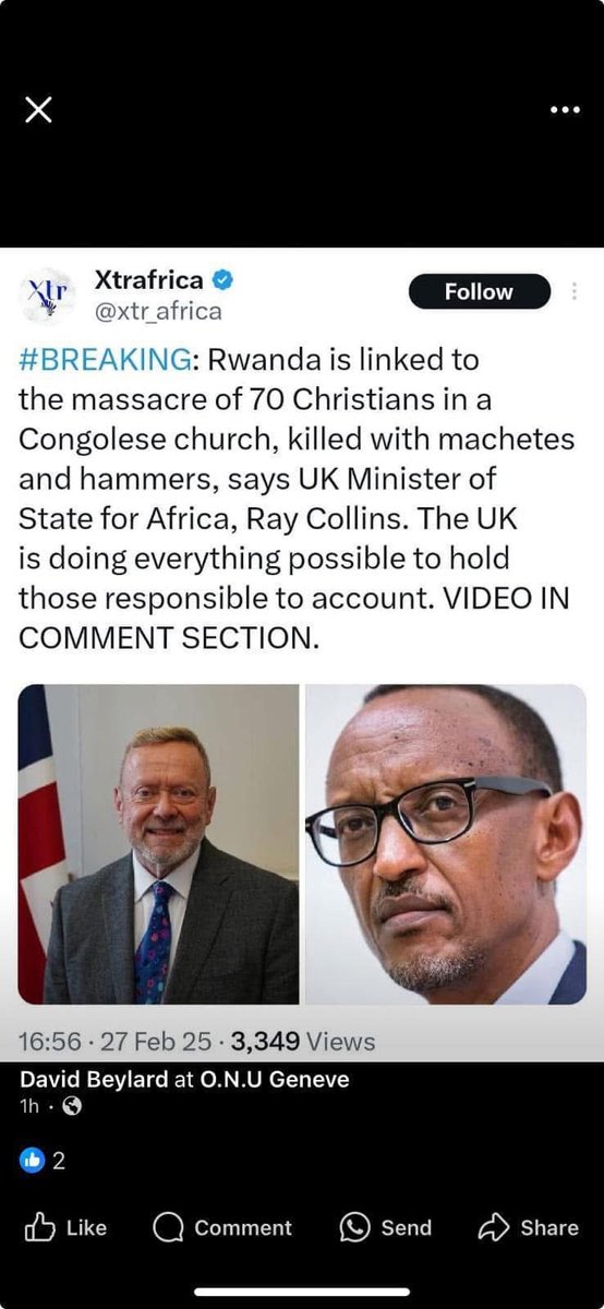 The UK govt links Rwanda Defense Force (RDF) to ADF, which is truism. The CDF of Uganda declared that RDF and UPDF are one and the same army.  So UPDF+RDF+ADF are fighting DRC govt. <a href="/EmmanuelMacron/">Emmanuel Macron</a> <a href="/Presidence_RDC/">Présidence RDC 🇨🇩</a>  <a href="/PatrickMuyaya/">Patrick Muyaya</a>  <a href="/USUN/">U.S. Mission to the UN</a> <a href="/antonioguterres/">António Guterres</a>